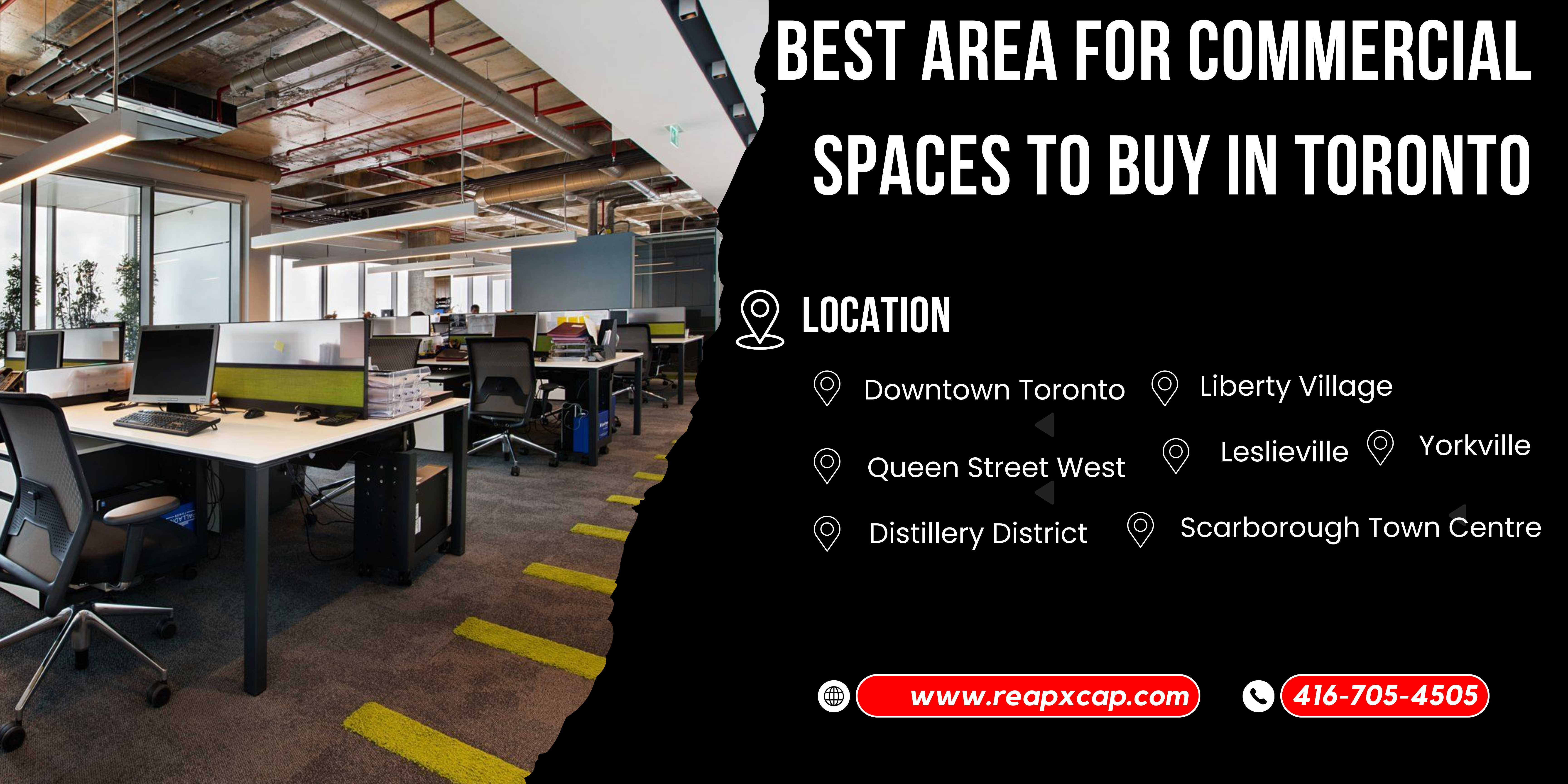 Best Deals Available for Commercial Space for Sale in Toronto Check Now Best Area for Commercial Spaces to Buy in Toronto